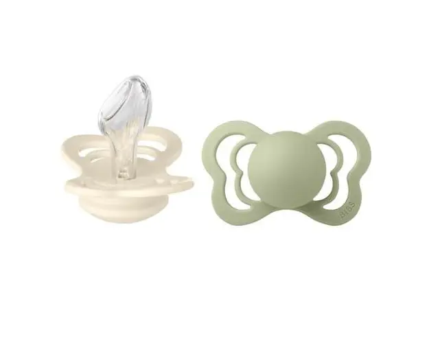 Set 2 Suzete Couture Silicon, Tetina Anatomica, 6 Luni +