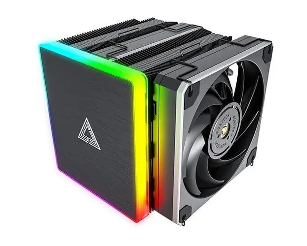Cooler Procesor Montech Metal DT24 PREMIUM, dual-tower, PWM, 6 heatpipes, TDP 270W, ARGB cover