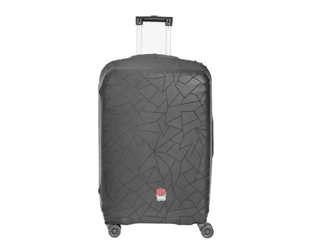 Husa troler, Mondo Way, model Black Elegant, elastica, cu inchidere fermoar, Lycra, marimea L, Negru