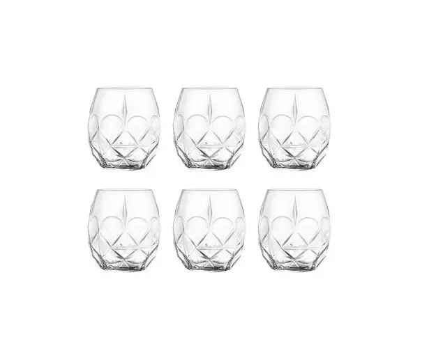 Set 6 pahare Alkemist, RCR Crystal, Ideale pentru apa si cocktail-uri, 38 cl