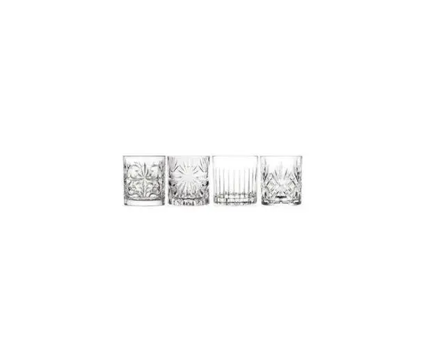 Set 4 pahare Mixology, 300 ml, RCR Crystal + Set 6 pahare sampanie cu picior, 130ml, RCR Crystal