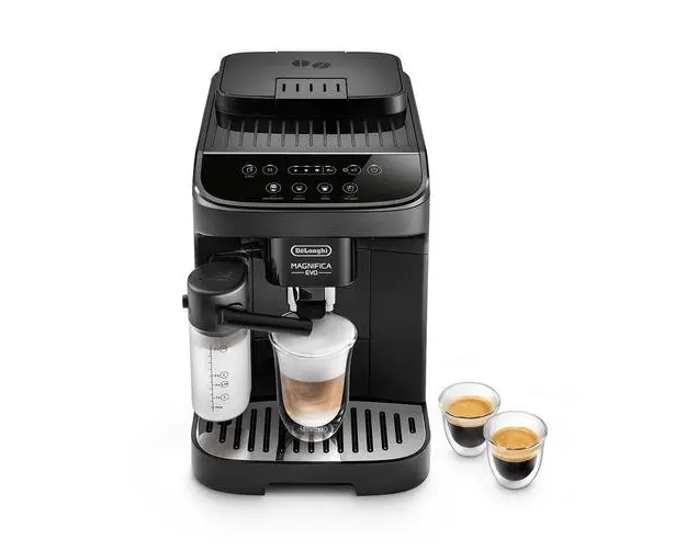 Espressor automat De'Longhi Magnifica Evo ECAM 290.51.B, Carafa pentru lapte, Sistem LatteCrema, Rasnita cu 13 setari, 1,8l, 15 bar, 1450 W (Negru)