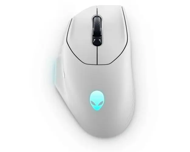 Mouse Gaming Dell Alienware AW620M, Wireless, 26000 DPI (Alb)
