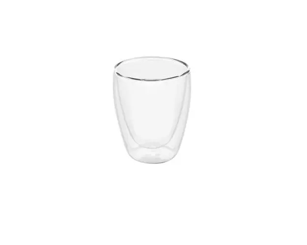 Set 2 pahare pentru capuccino ETA 4181 93010,240 ml, pereti dubli din sticla borosilicata