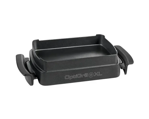 Accesoriu tip tava pentru coacere Tefal Snaking & Baking pentru OptiGrill XL / Elite XL XA727810, invelis antiaderent, compatibile cu masina de spalat vase, 2L capacitate, Negru