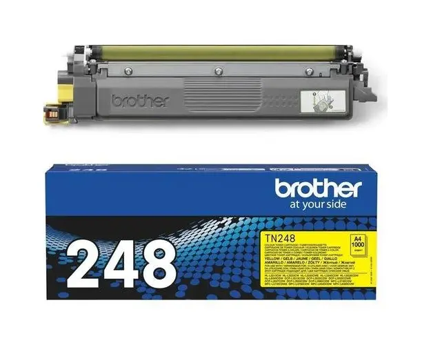 Toner imprimanta, Brother, Compatibil cu Brother, 1000 pagini, Galben