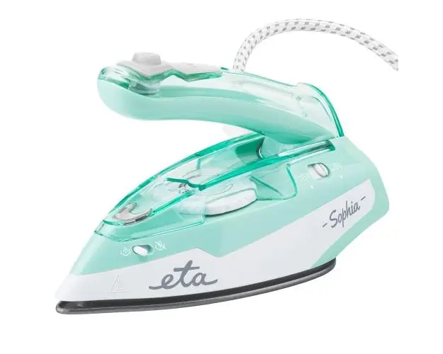 Fier de calcat pentru voiaj ETA Sophia 1271 90000, 1100 W, talpa ceramica, 80 ml, 50 g/min