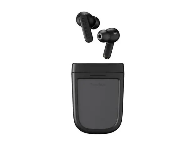 Casti True Wireless In-Ear Urbanista Phoenix, incarcare solara/USB-C, Bluetooth 5.2, Microfon, aplicatie mobila, ANC, IPX4, redare pana la 8 ore (Negru)
