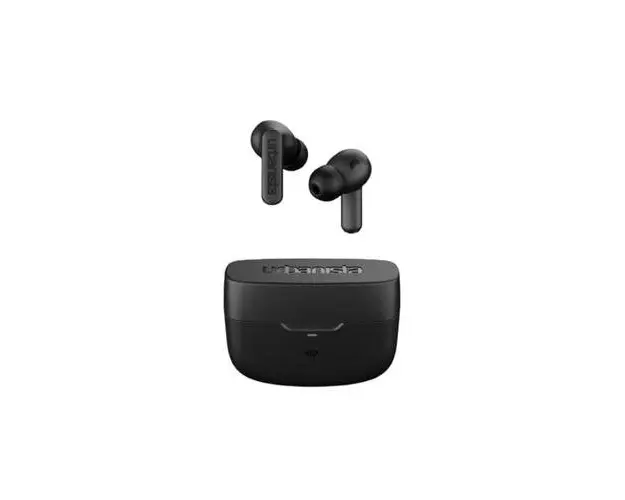 Casti True Wireless In-Ear Urbanista Atlanta, Bluetooth, Microfon, aplicatie mobila, control tactil, ANC, IPX4, redare pana la 8 ore, incarcare USB-C (Negru)