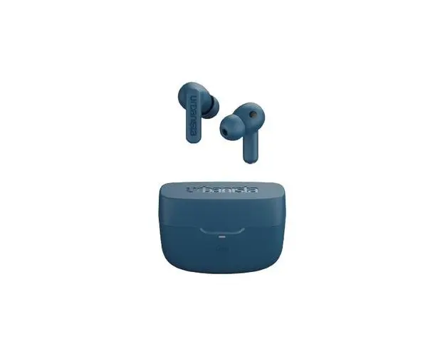 Casti True Wireless In-Ear Urbanista Atlanta, Bluetooth, Microfon, aplicatie mobila, control tactil, ANC, IPX4, redare pana la 8 ore, incarcare USB-C (Albastru)