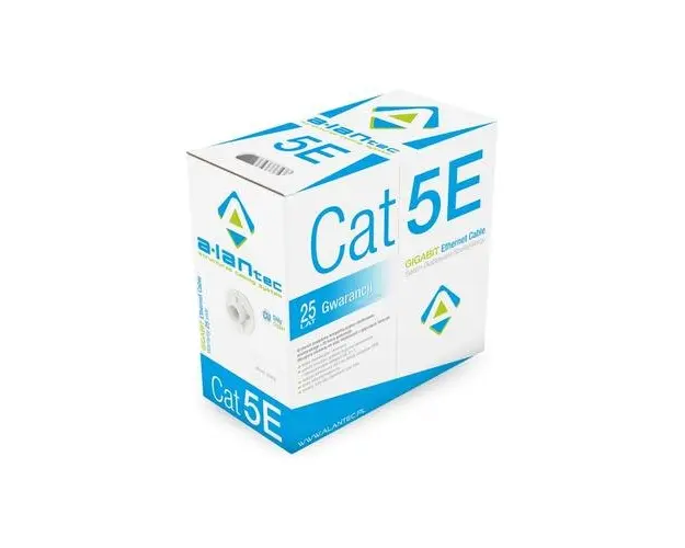 Cablu PVC, U/UTP, cat.5e, 4PR, Eca, 305m, ALANTEC
