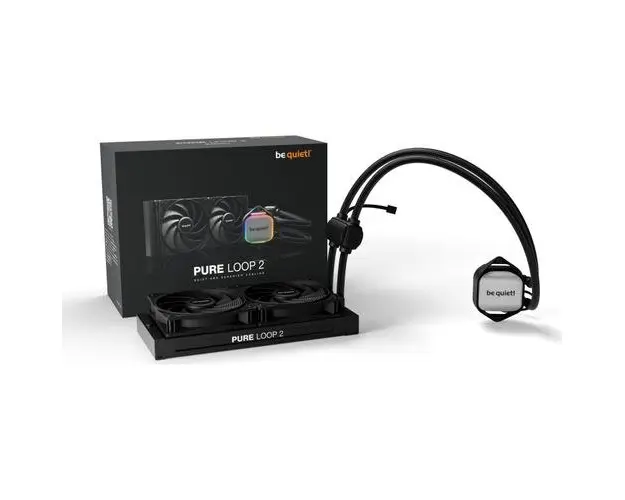 Cooler CPU AIO Be quiet! PURE LOOP 2, 240mm, Racire cu lichid (Negru)