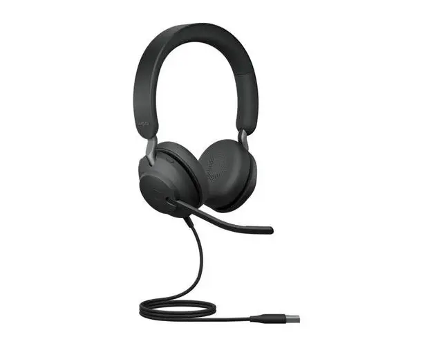 Casti Call Center Jabra Evolve2 40 SE, USB-A, stereo, microfon (Negru)