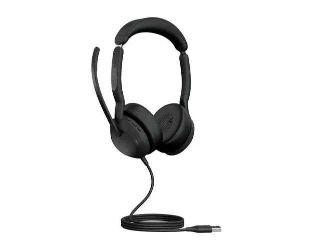 Casti Call Center Jabra Evolve2 50 UC, USB-A, 1.7m, ANC, Microfon (Negru)