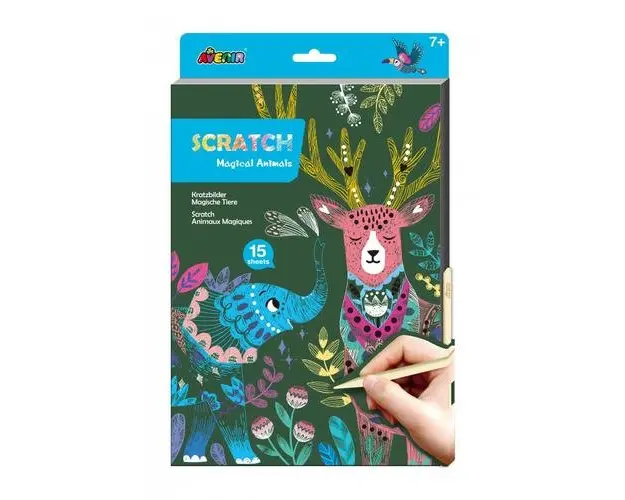 Set de razuit A4 - Animale magice