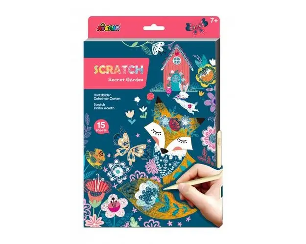 Set de razuit A4 - Gradina secreta