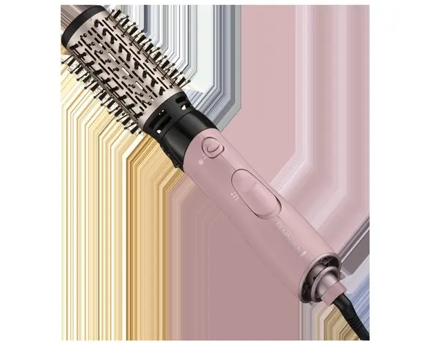 Perie cu aer cald Remington Coconut Smooth AS5901, 1000 W, Invelis ceramic cu cocos, Ionizare, 2 perii (Roz)