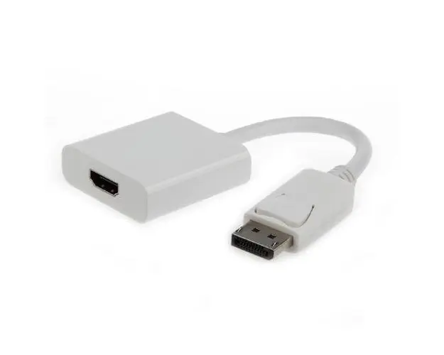 Cablu adaptor HDMI, Gembird, DisplayPort, Alb, A-DPM-HDMIF-002-W
