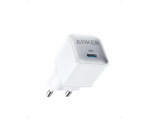Incarcator retea Anker 512 Nano 3 20W USB-C, PowerIQ 3.0, Alb