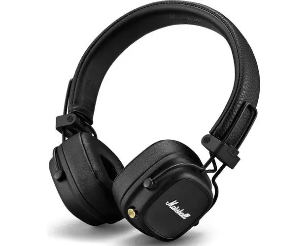 Casti Stereo Wireless Marshall Major IV, Bluetooth, Waterproof IPX2, Autonomie 80 ore (Negru)