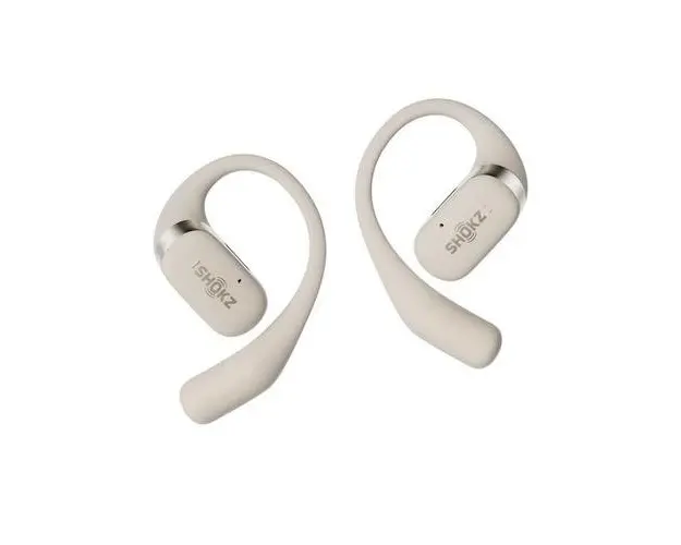 Casti audio waterproof Shokz OpenFit, Bej