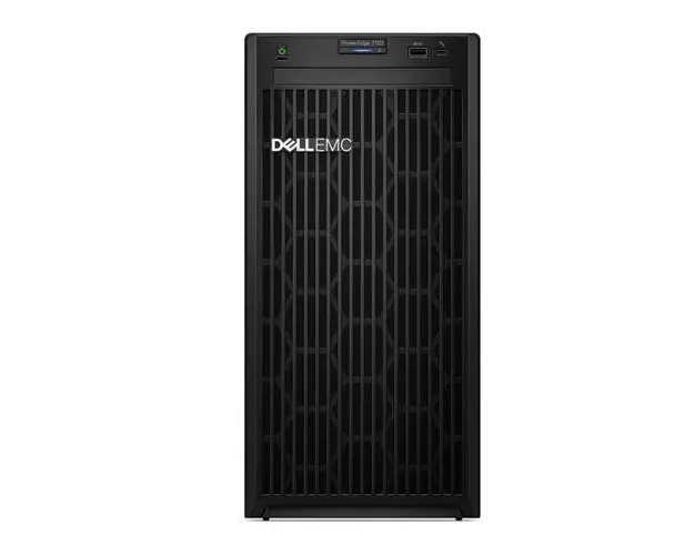 Server Dell PowerEdge T150 Tower Intel Xeon E-2314, 4C / 4T, 2.8 GHz base, 4.5 GHz turbo, 8 MB cache, 65 W, 16 GB DDR4, 2 TB HDD, 4 x LFF, 300 W