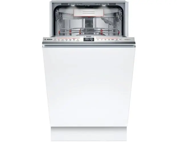 Masina de spalat vase incorporabila Bosch SPV6ZMX17E, 10 seturi, 6 programe, Clasa C, Home Connect, 45 cm