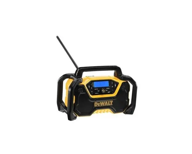 Radio cu dubla alimentare, Dewalt, compatibil cu acumulator 10,8-54 V, alimentare AC + DC (fara acumulator si incarcator)