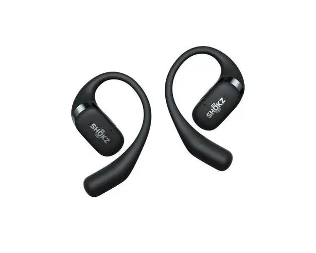 Casti audio waterproof Shokz OpenFit, Negru