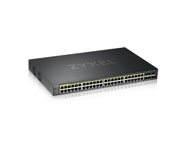 Switch cu management, ZyXEL, GS2220-50HP, 44 Porturi, Negru