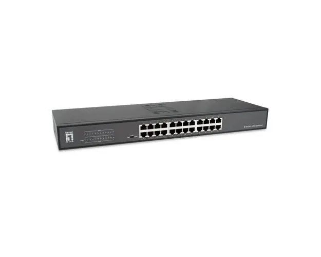 Switch LevelOne, Gigabit, 24 porturi, Negru