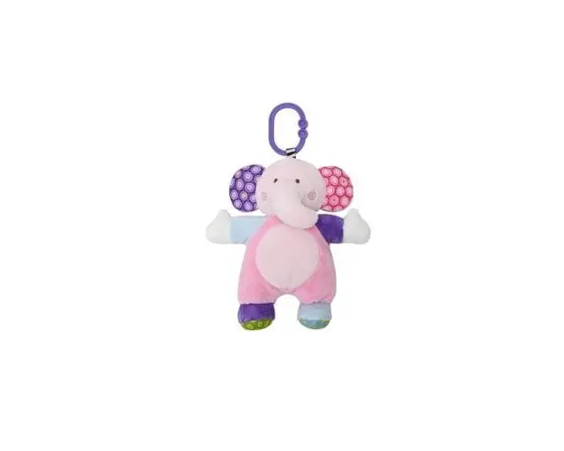 Jucarie de plus, Lorelli, Elefant, 22 cm, zornaitor, 0 luni+