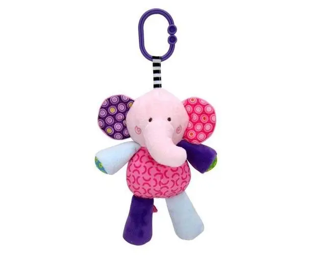Jucarie de plus Lorelli Elefant, 24 cm, muzicala, 0 luni+