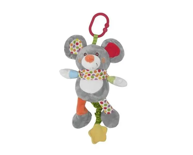 Jucarie de plus Lorelli Soricel, 24 cm, muzicala, 0 luni+