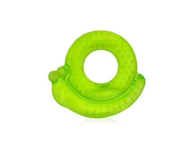 Jucarie refrigeranta pentru dentitie Lorelli, peste 3 luni, Snail, Green