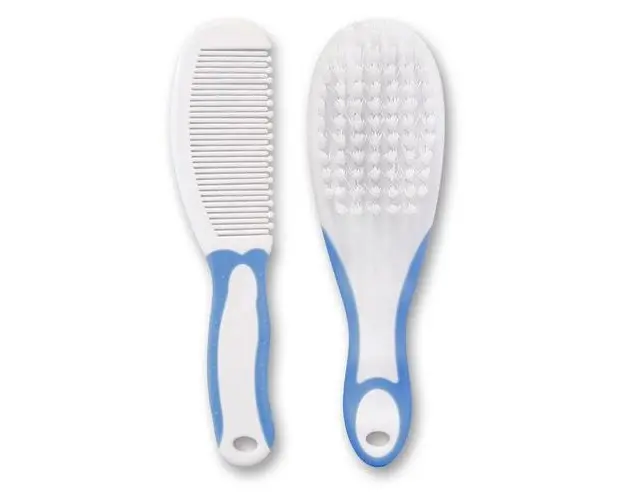 Set perie si pieptan Lorelli, 0 luni+, Blue