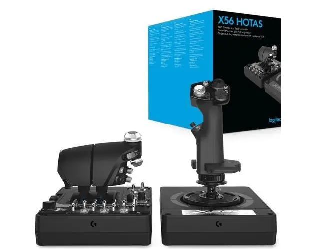 Joystick Logitech X56 Hotas (Negru)