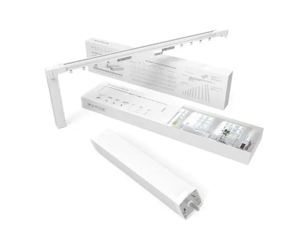 Kit sina electrica LUXION 3.2 m pentru draperii si perdele, Telecomanda, Control telefon, Wi-Fi
