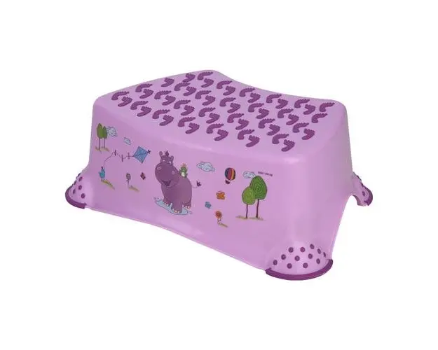 Inaltator baie Lorelli, antiderapant, Hippo, Lilac