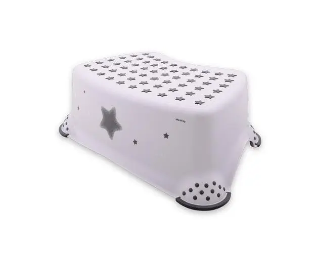 Inaltator baie antiderapant Lorelli, 40,5 x 29 x 14 cm, Stars White