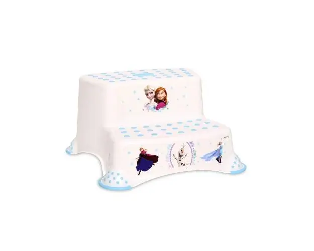 Inaltator dublu pentru baie antiderapant, Disney, Frozen White