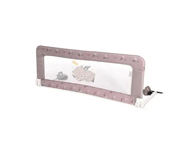 Bariera protectie pat Lorelli Safety Night, reglabila, husa detasabila, cadru metalic invelit in material moale, 118 x 44 cm, String Dream