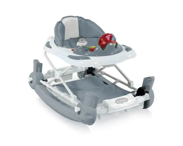 Premergator leagan Lorelli School, cu eurobaza, Gri, 65 x 72 x 50 cm