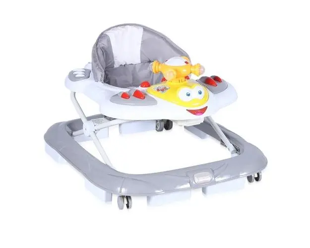 Premergator Lorelli Helicopter, cu eurobaza, Gri, + 6 luni