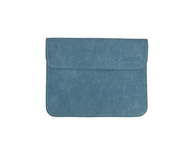 Husa Spacer, pentru tableta de 10 inch, 1 compartiment, piele sintetica, Albastru