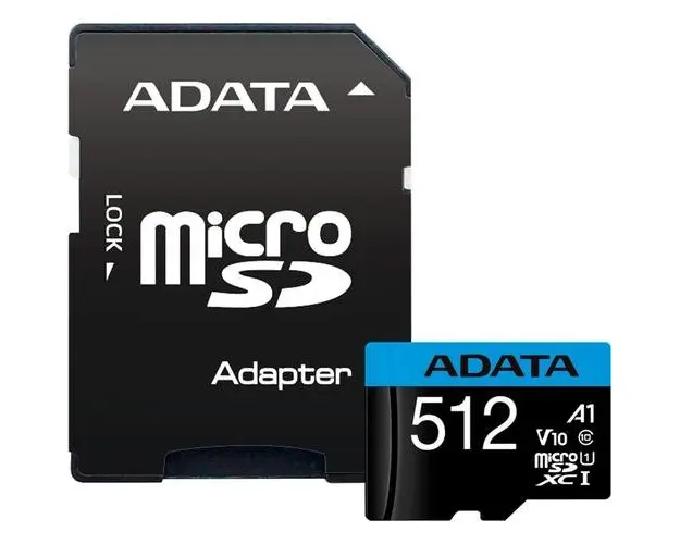 Card MicroSD ADATA, 512 GB, MicroSDXC, clasa 10, standard UHS-I U1