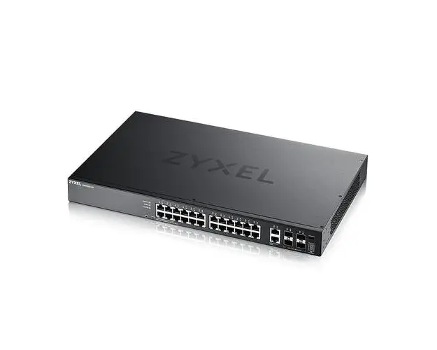 Switch, ZyXEL XGS2220-30, 24 porturi, 10 G, Negru