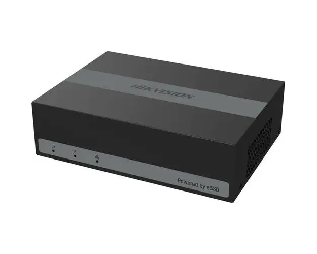 DVR Hikvision DS-E04HQHI-B, 4 canale, 4MP, eSSD 512GB, AcuSense (Negru)