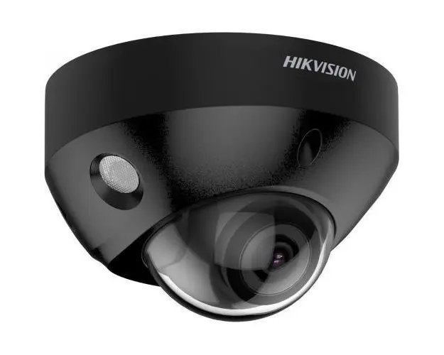 Camera IP Mini Dome Hikvision DS-2CD2547G2-LS2CB ColorVu, 4MP, Lentila 2.8mm, IR 30m (Negru)