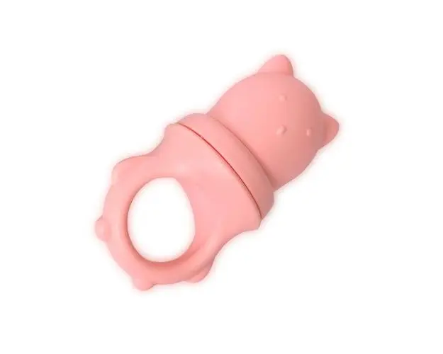 Suzeta pentru fructe si legume, Lorelli, 6 luni+, Pink